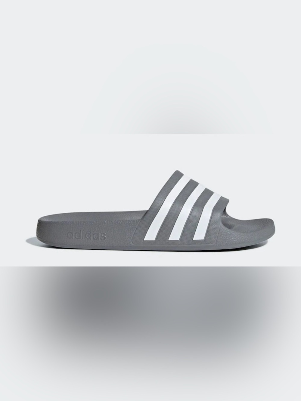 adidas Grey Adilette Aqua Slides.new no box. Size 8